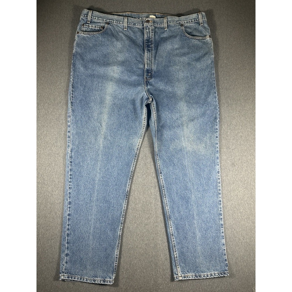 Vintage Levi's 540 Relaxed Fit Made in USA Orange Tab Jeans W52 L32